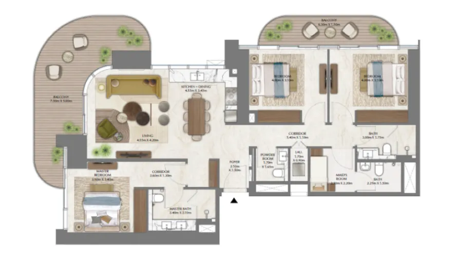 Apartamento de 1 dormitorio en DIFC, UAE No. 182 № 5