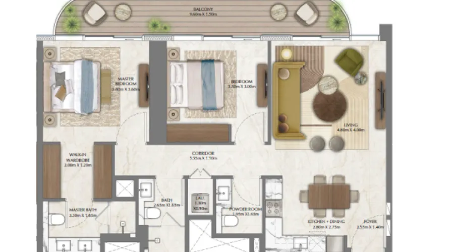 Apartamento de 1 dormitorio en DIFC, UAE No. 182 № 4