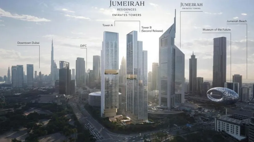 Apartamento de 1 dormitorio en Jumeirah Residences Emirates Towers DIFC, UAE No. 56 № 13