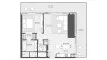 1 dormitorio Apartamento plano «1BR», Akala