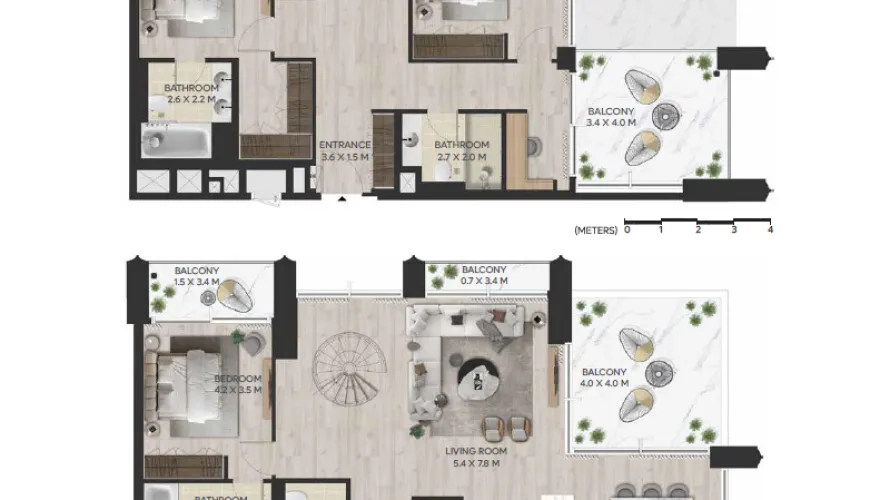 Appartement de 1 chambre à DIFC, UAE No. 179 № 13