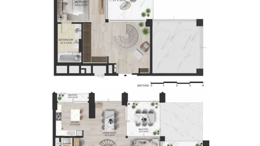 Appartement de 1 chambre à DIFC, UAE No. 179 № 12