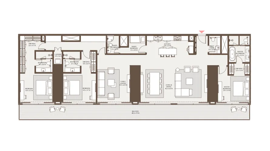 Appartement de 1 chambre à DIFC, UAE No. 180 № 4