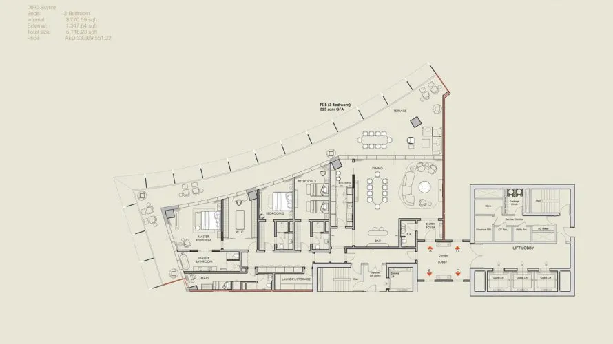 FOUR SEASONS RESIDENCES à DIFC, UAE No. 30 № 1