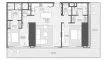 2 chambres Appartement plan d'étage «2BR», Akala