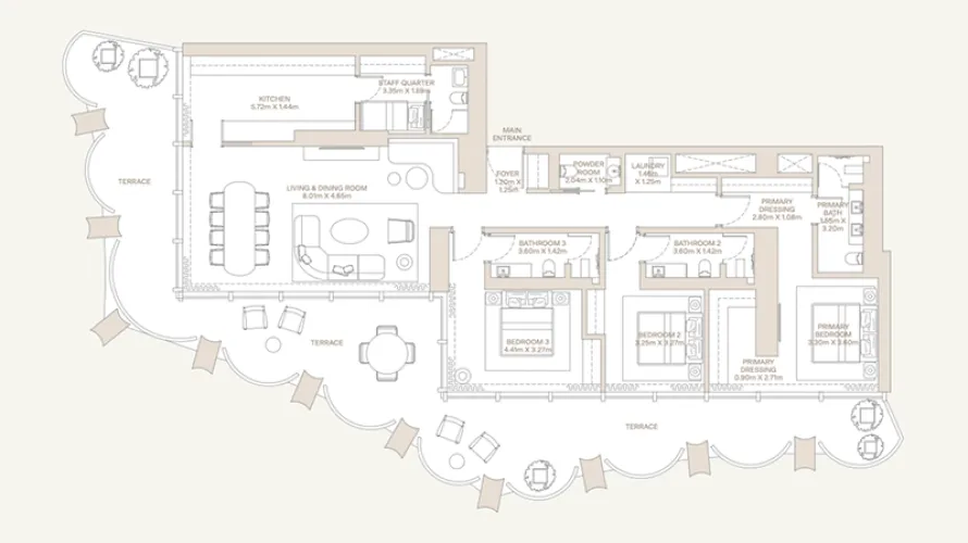 Квартира с 1 спальней в  DIFC, Дубай, ОАЭ №181 № 8