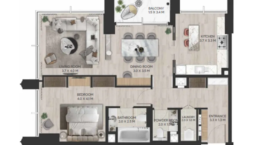 1 bedroom apartment for sale , DIFC, Dubai, UAE No. 179 № 11