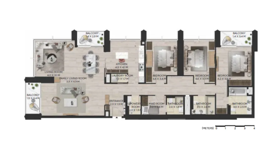 1 bedroom apartment for sale , DIFC, Dubai, UAE No. 179 № 10