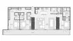 3 bedrooms Apartment floor plan «3BR» in Akala